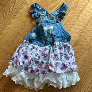Oshkosh B’gosh skirt overalls ruffles